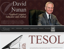 Tablet Screenshot of davidnunan.com